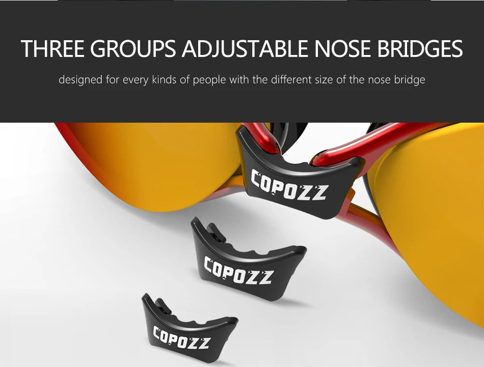 COPOZZ Professional Swimming Goggles – Anti-Fog UV Protection for Men & Women
