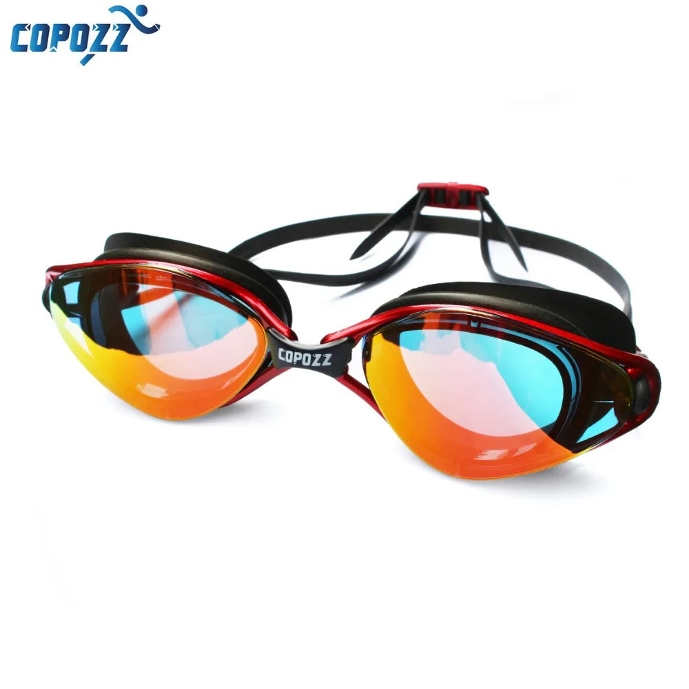 COPOZZ Professional Swimming Goggles – Anti-Fog UV Protection for Men & Women