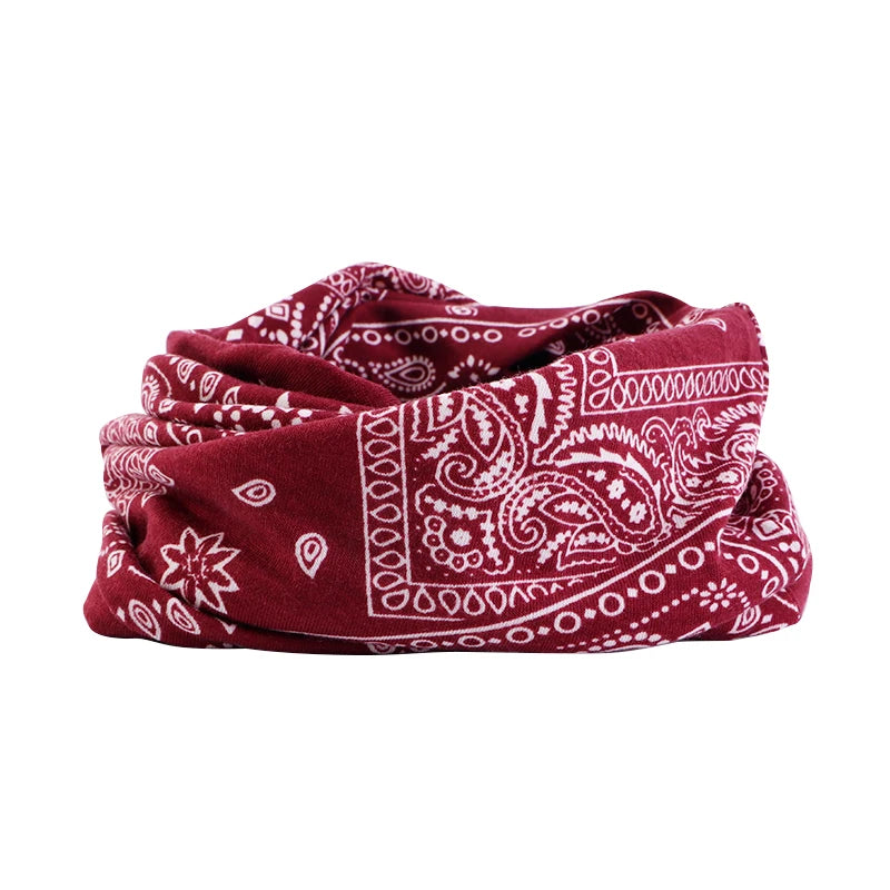 Winter Paisley Beanie – Slouchy Hat for Men & Women, Warm Ski Cap