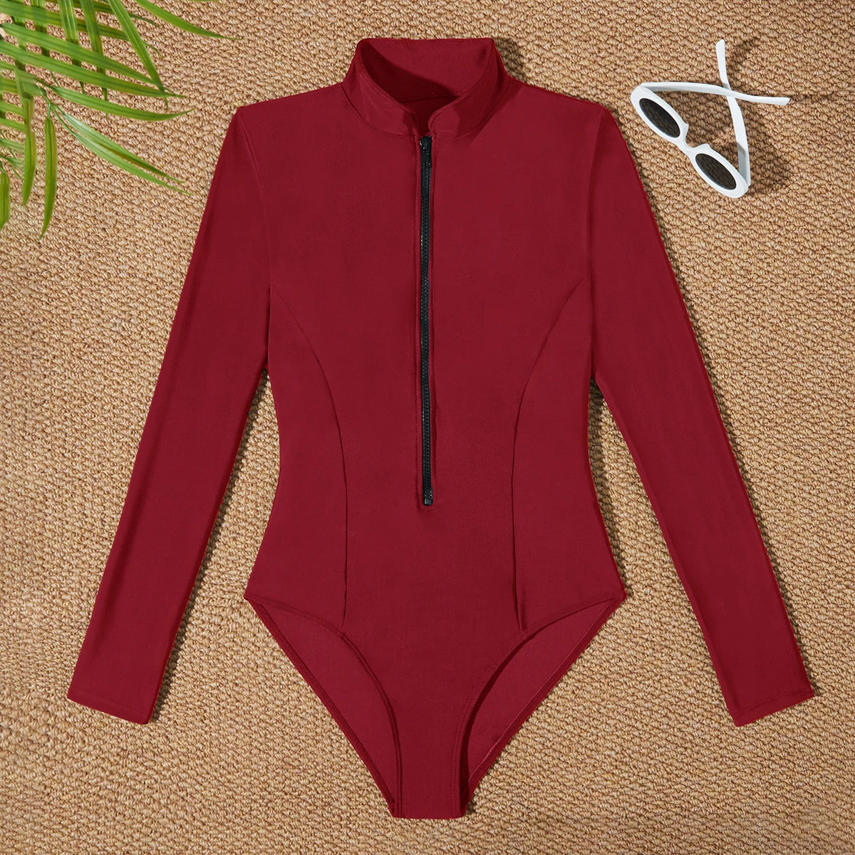 2025 Slim Long Sleeve Surfing Swimsuit