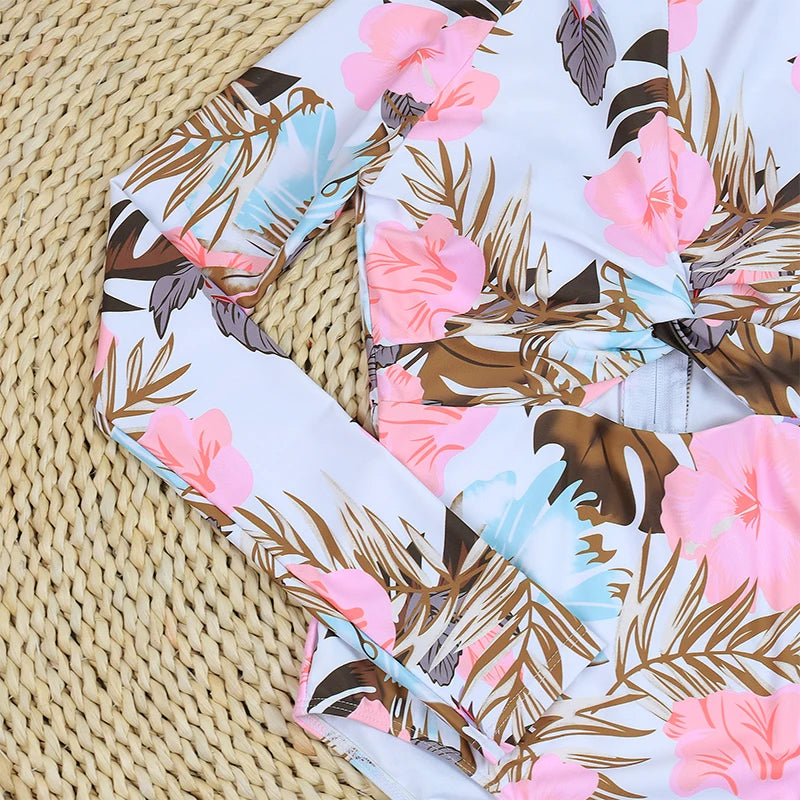 Women’s Rashguard One-Piece Swimsuit