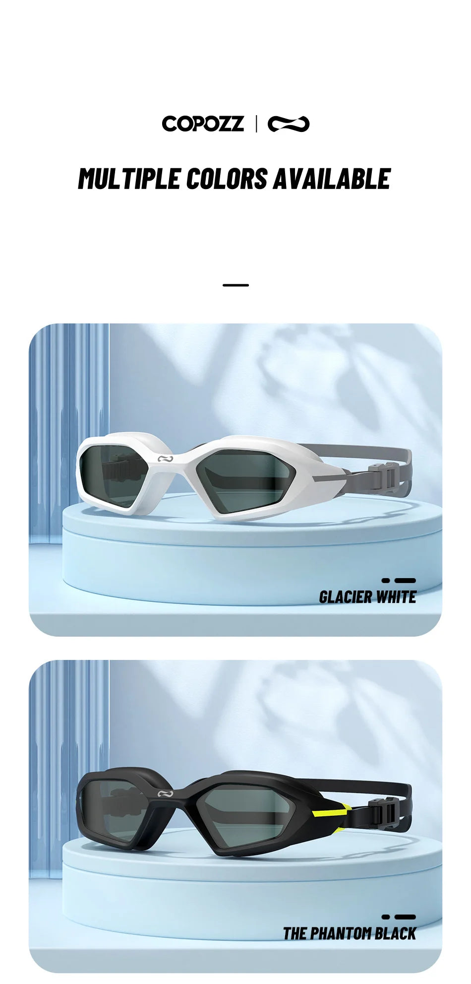 VISTEX Professional Swimming Goggles – Anti-Fog UV Protection Diving Glasses