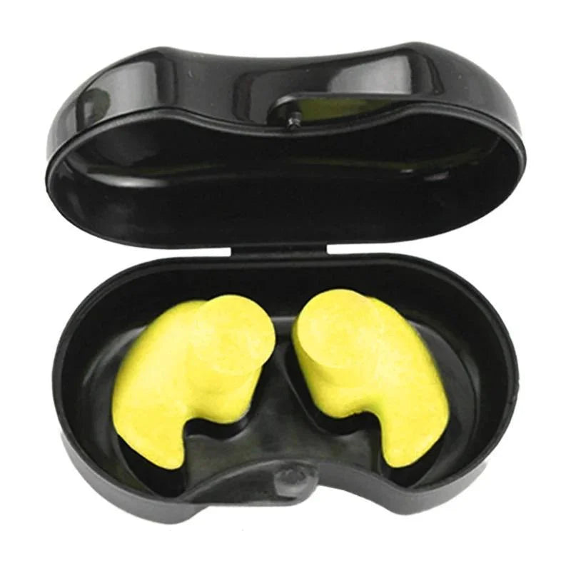 2PCS Waterproof Swimming Earplugs – Reusable Silicone for Diving & Showering