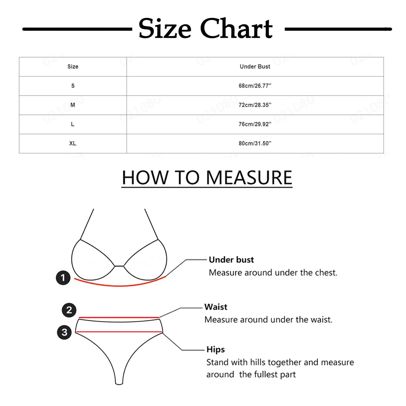 Plus Size Tummy Control Bikini Set – Women’s Push-Up Swimwear