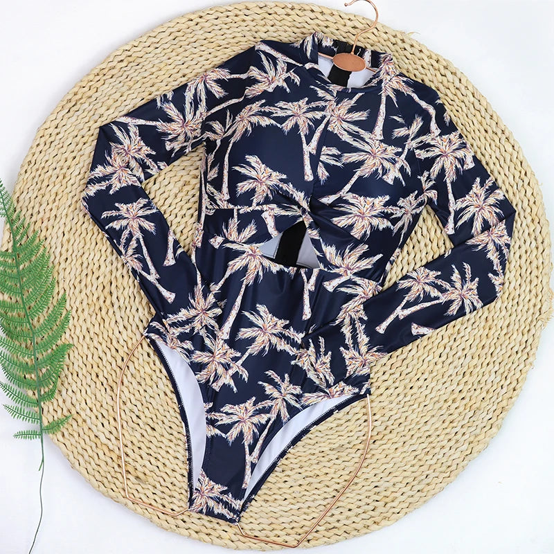 Women’s Rashguard One-Piece Swimsuit