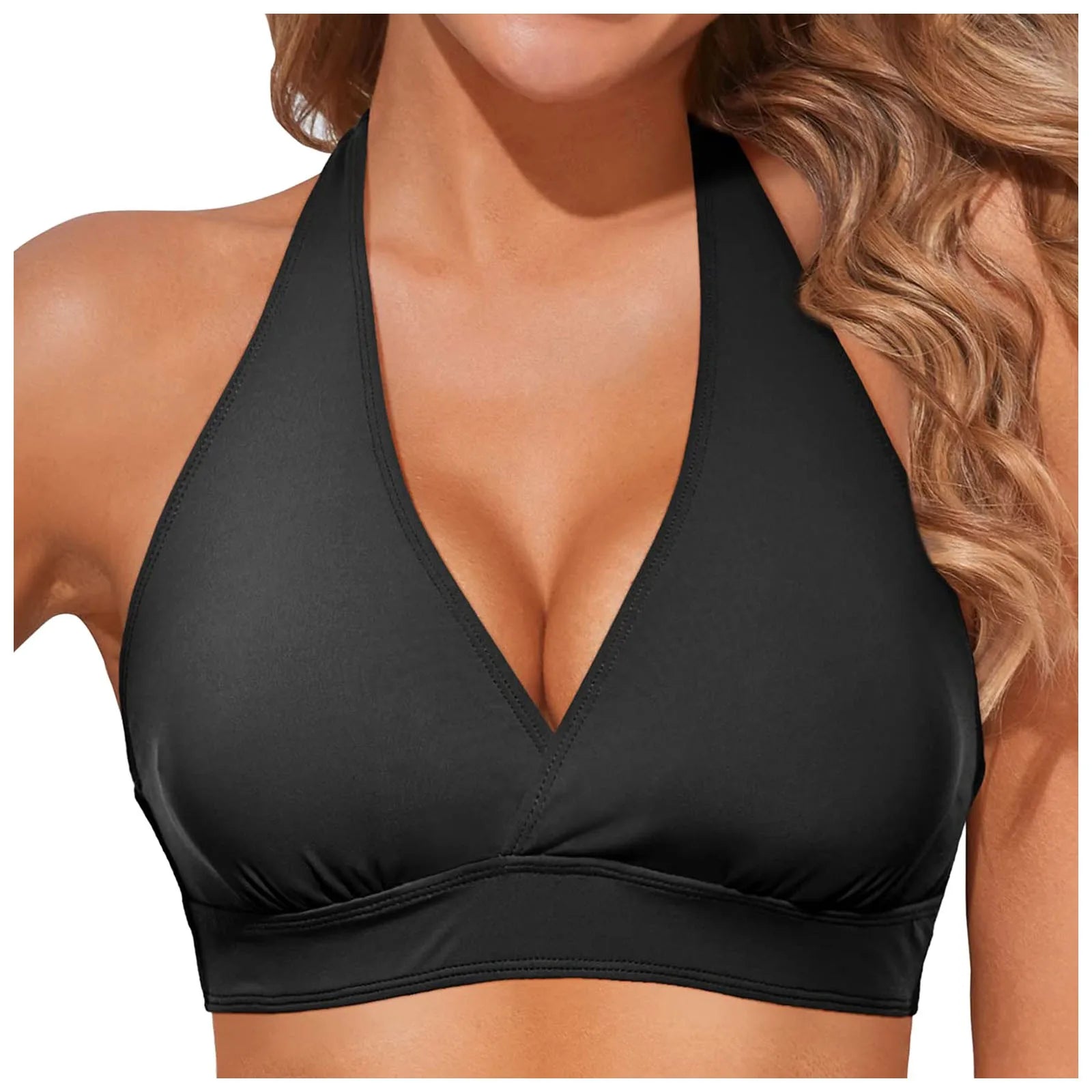 Plus Size Tummy Control Bikini Set – Women’s Push-Up Swimwear