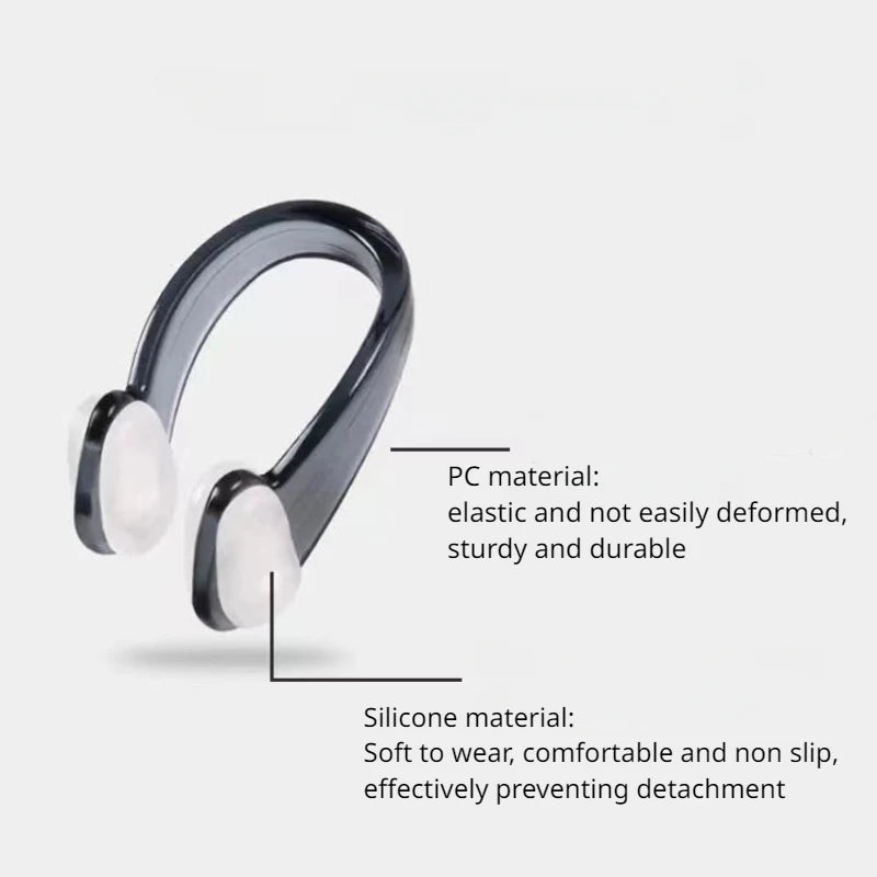 1pc Swimming Nose Clip – Anti-Choking Silicone, Anti-Slip, and Comfortable