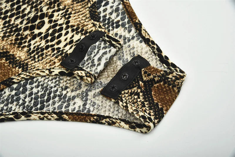 Sexy Leopard Print Romper