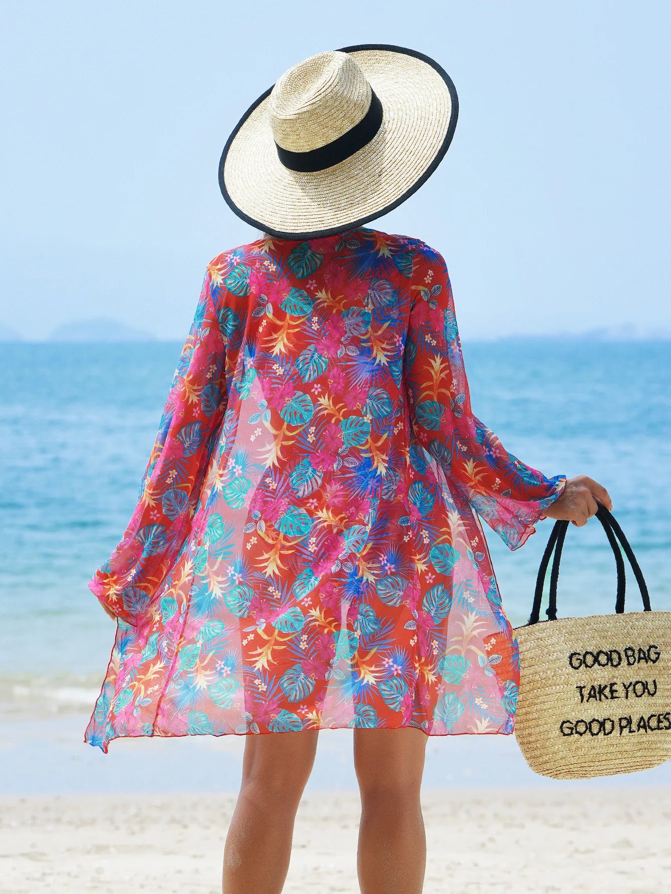 2025 Sexy Floral 3-Piece Bikini Set – High Waist Women’s Swimwear
