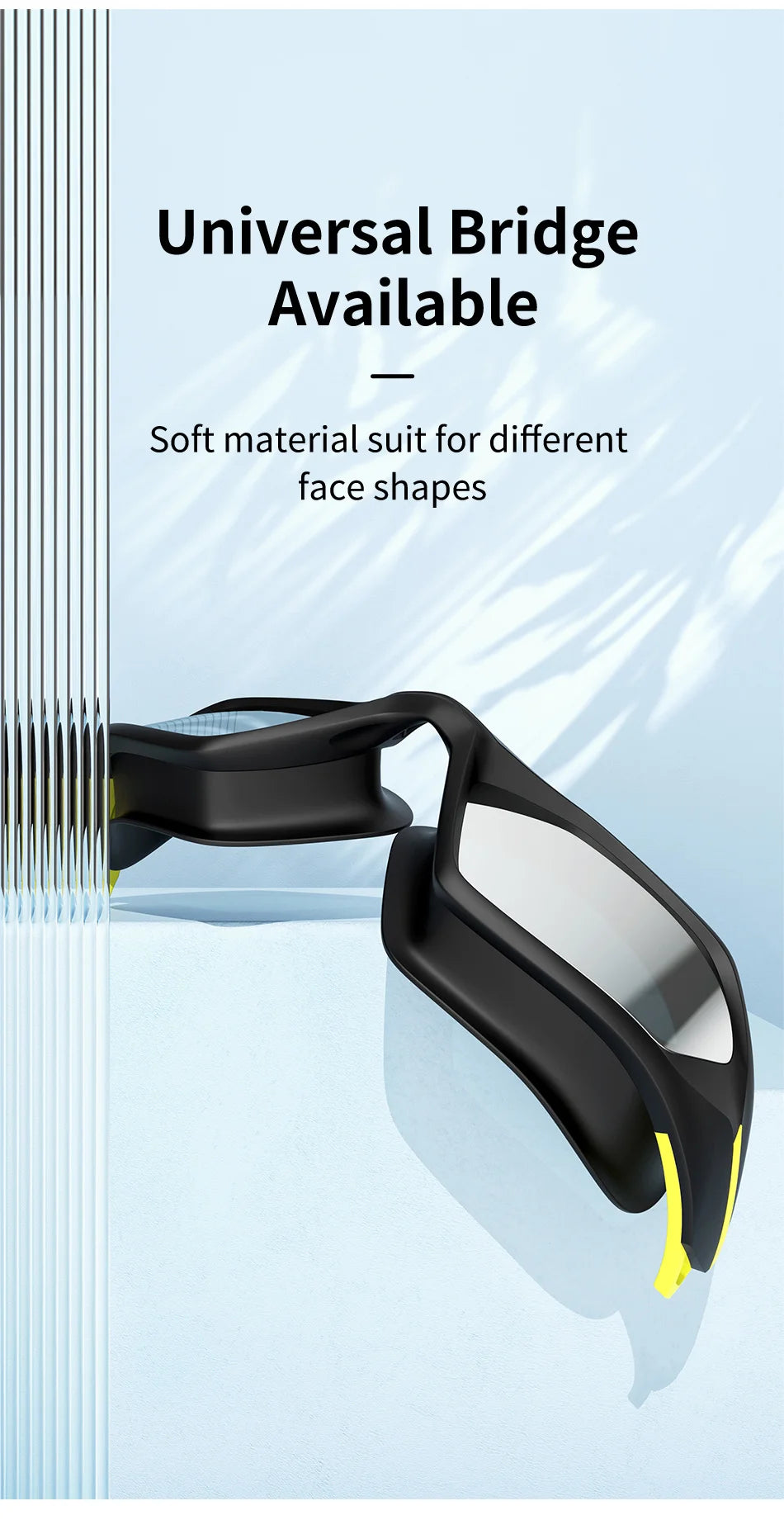 VISTEX Professional Swimming Goggles – Anti-Fog UV Protection Diving Glasses