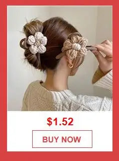 Frosted Flower Hair Claw Clips – Matte Hair Accessories for Women & Girls