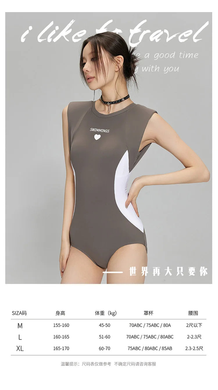 Summer 2025 Fashion Slimming Triangle One-Piece Bathing Suit for Women