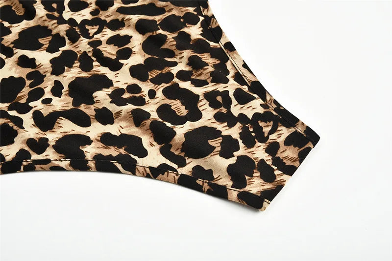 Sexy Leopard Print Romper