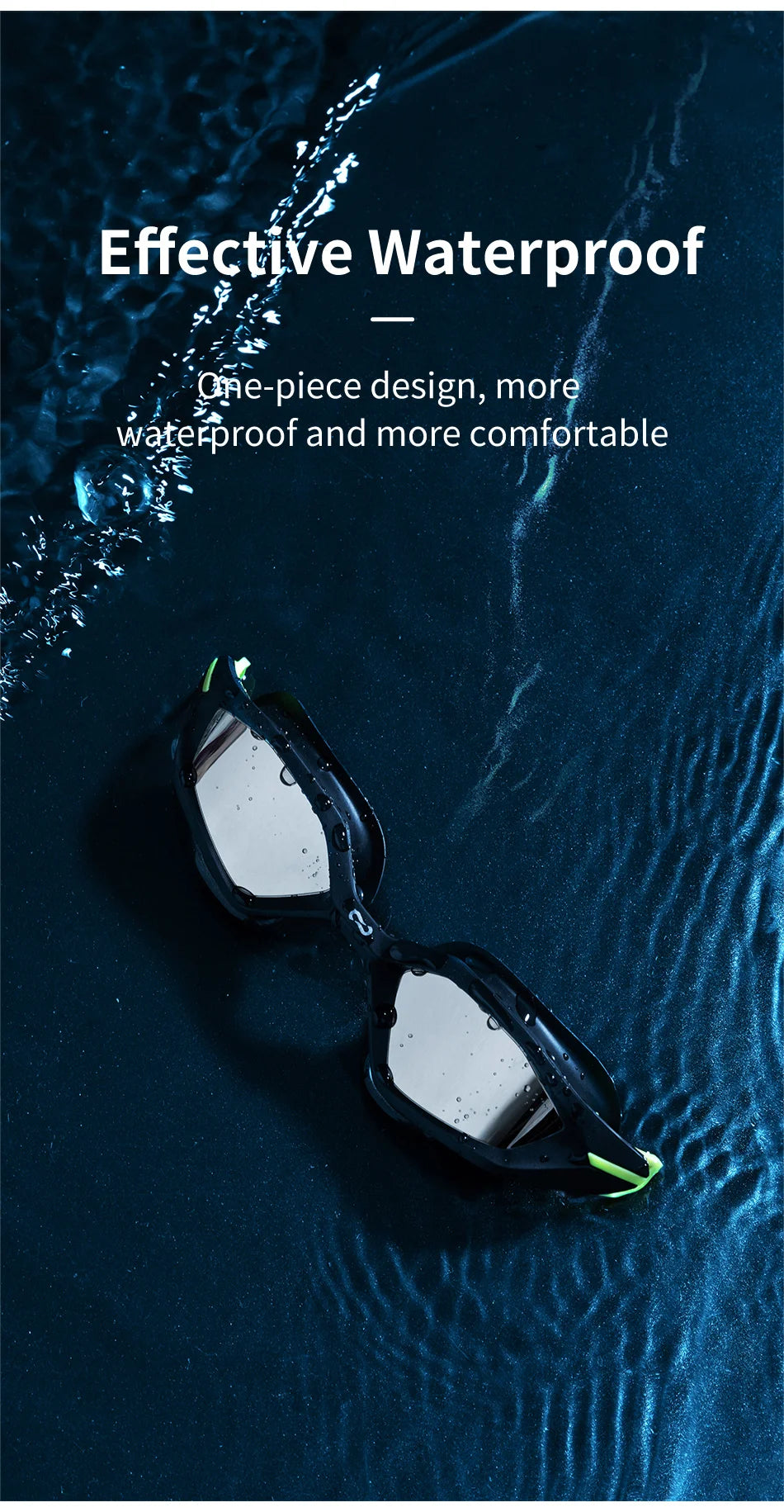 VISTEX Professional Swimming Goggles – Anti-Fog UV Protection Diving Glasses