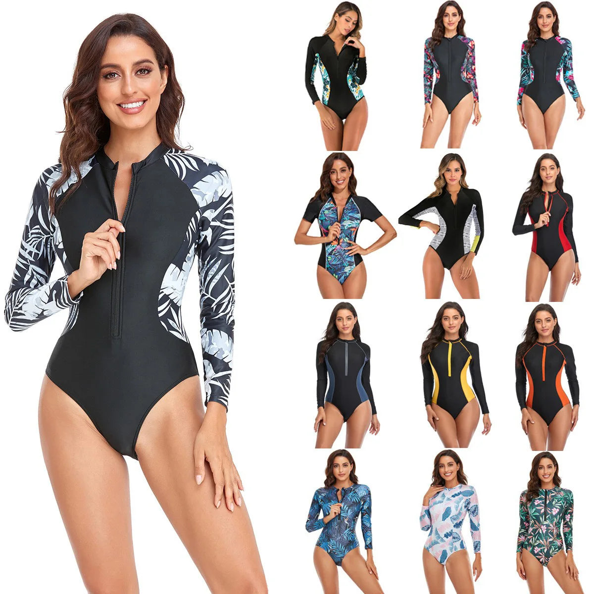 2025 Women’s Long Sleeve Surf Swimsuit
