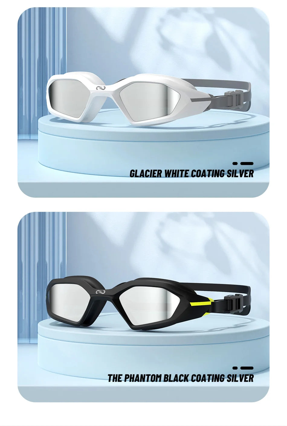 VISTEX Professional Swimming Goggles – Anti-Fog UV Protection Diving Glasses