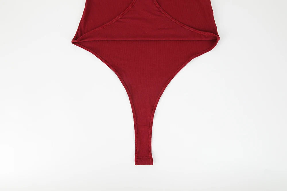 Sleeveless High Neck Bodysuit