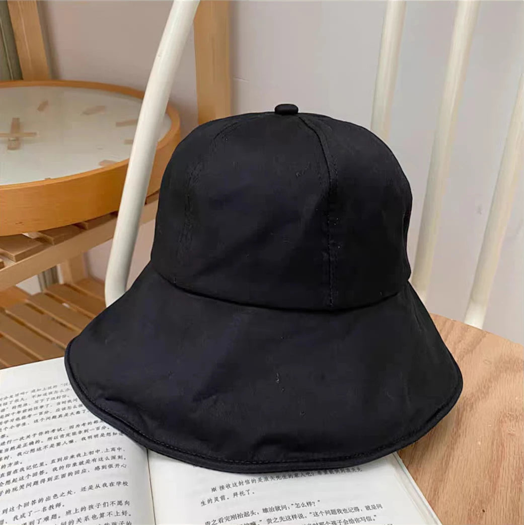 Summer Foldable Wide Brim Sun Hat – UV Protection Adjustable Beach Cap