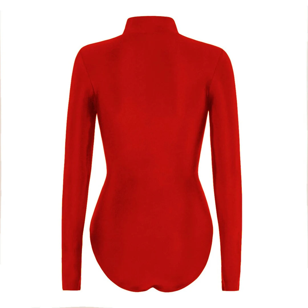 S-2XL Women’s Long Sleeve Zipper Surf Rash Guard One-Piece Swimsuit