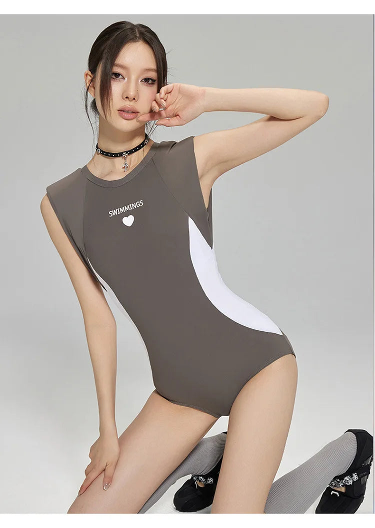 Summer 2025 Fashion Slimming Triangle One-Piece Bathing Suit for Women