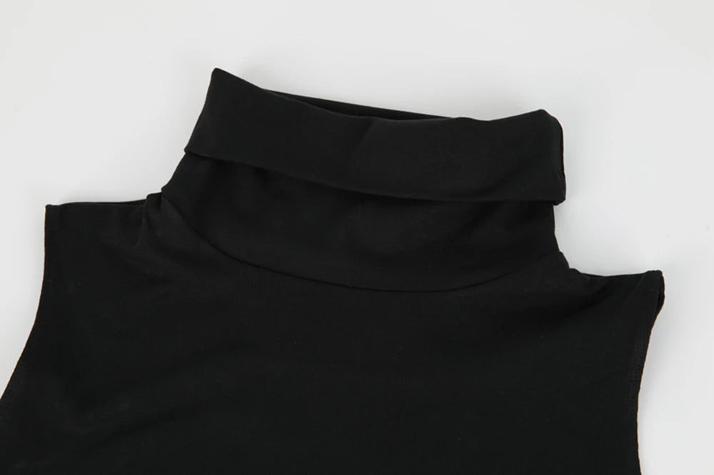 Sleeveless High Neck Bodysuit