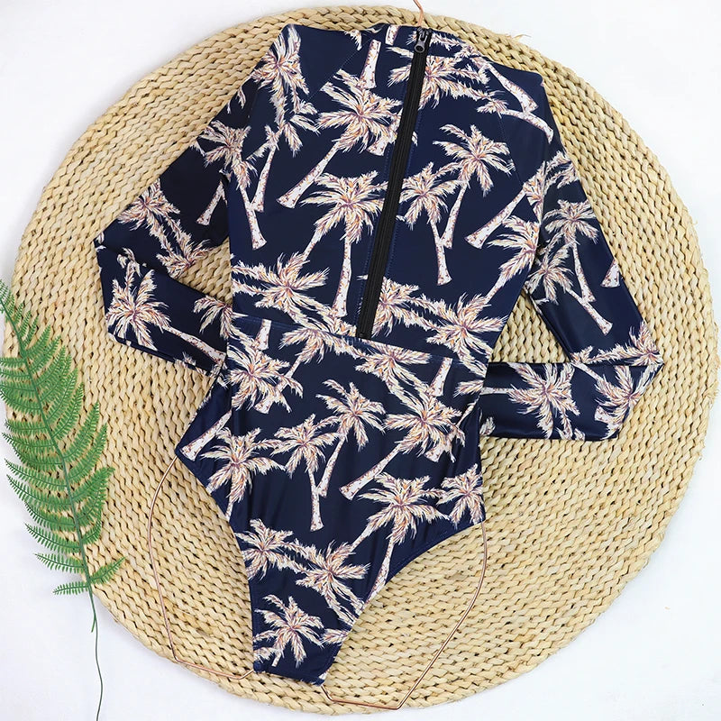 Women’s Rashguard One-Piece Swimsuit