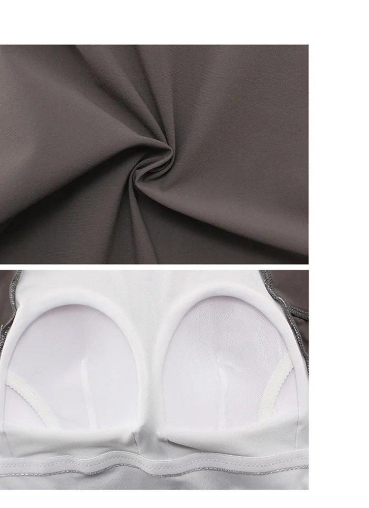 Summer 2025 Fashion Slimming Triangle One-Piece Bathing Suit for Women