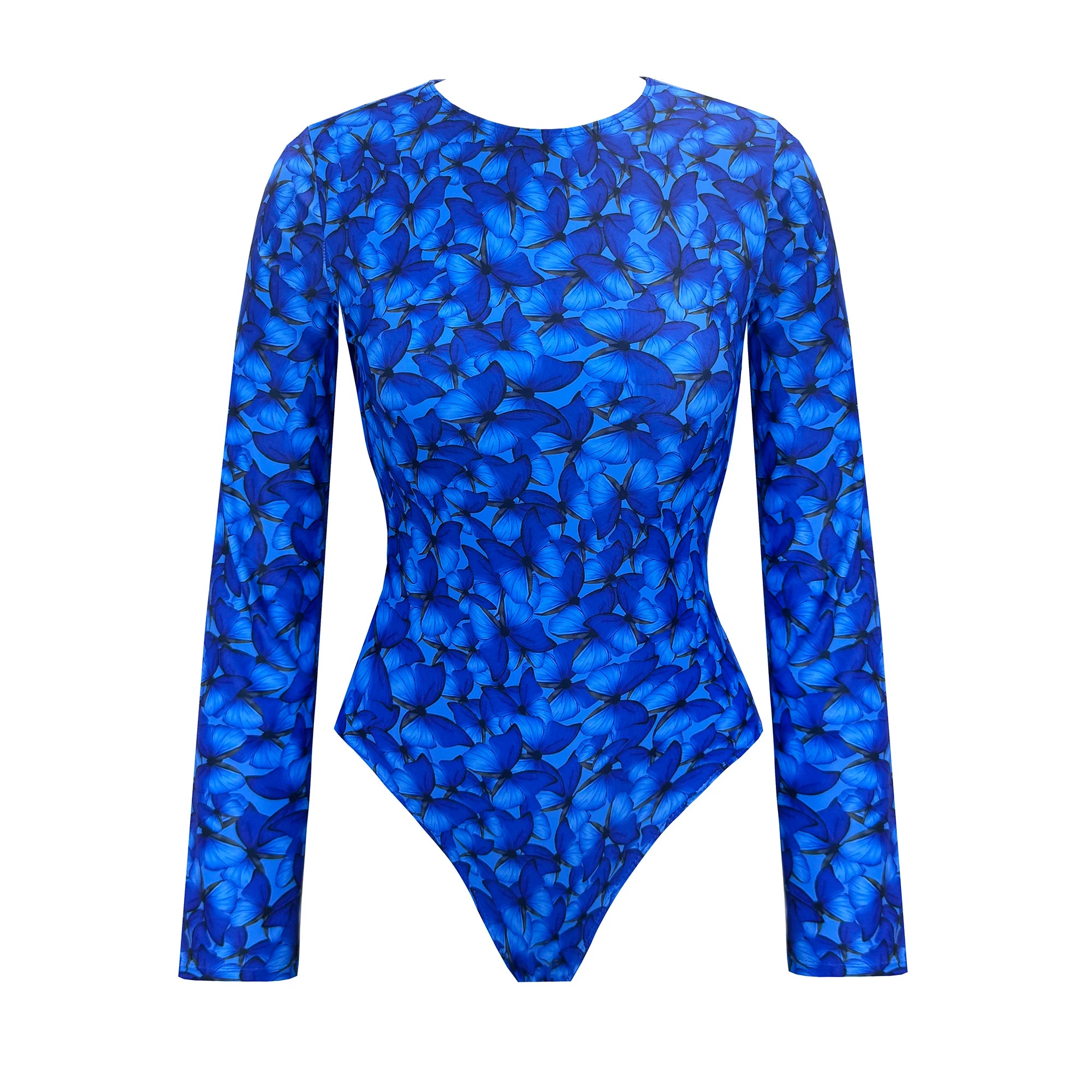 2025 Women’s Long Sleeve Surfing One-Piece Swimsuit