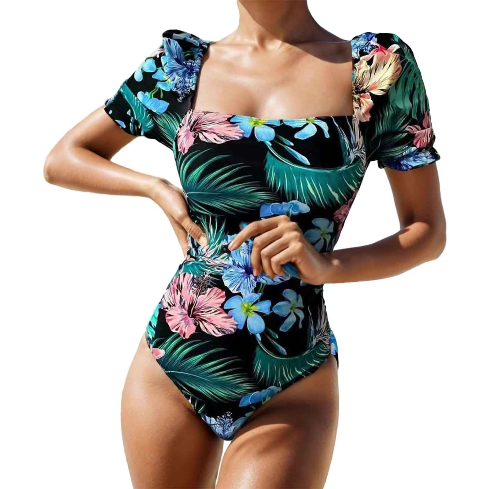 Women’s Floral Print Triangle Bikini