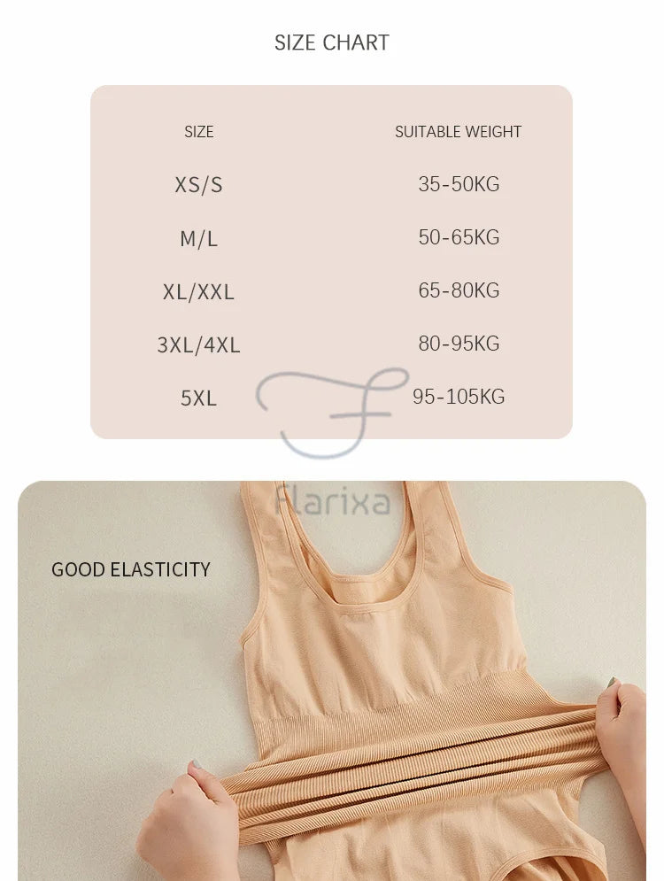 Flarixa Large Size Waist Trainer Shapewear